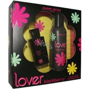 Jeanne Arthes Lover Blackberry toaletná voda pre ženy 50 ml + telový krém 200 ml, darčeková sada