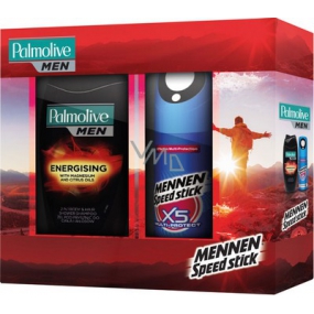 Palmolive Men Energizing 2v1 sprchový gel 250 ml + dezodorant sprej 150 ml, kozmetická sada
