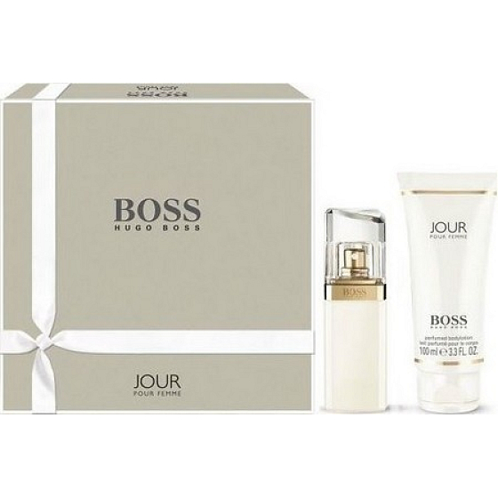 Hugo Boss Jour pour Femme toaletná voda 30 ml + telové mlieko 100 ml, darčeková sada