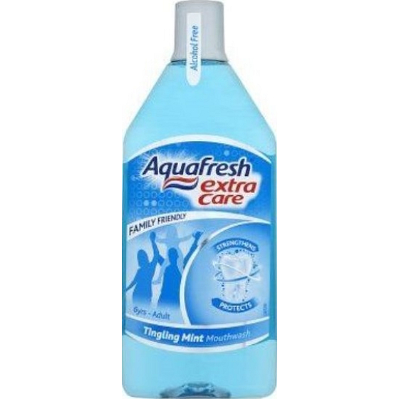 Aquafresh Extra Care Mint Breeze ústna voda 500 ml