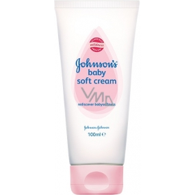 Johnsons Baby Soft Cream jemný zvláčňujúci krém pre deti 100 ml