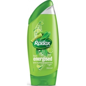 Radox Feel Energised Keylite & Peppermint sprchový gél 250 ml