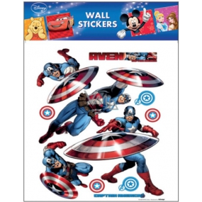 Samolepky na stenu Marvel Captain America 30 x 30 cm