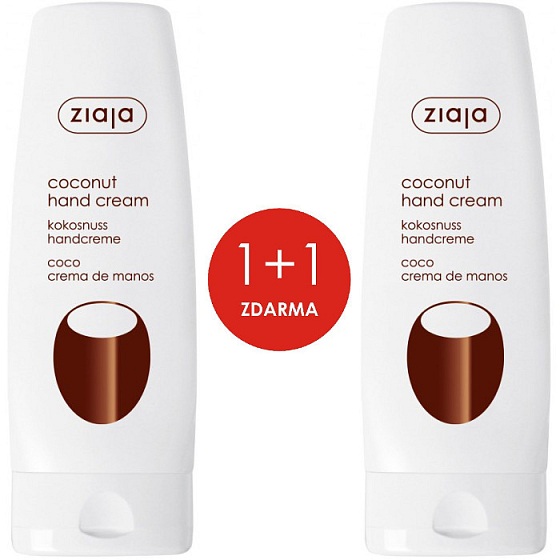 Ziaja Kokos krém na ruky 2 x 80 ml, duopack