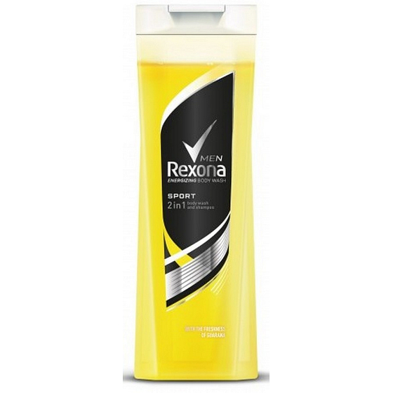Rexona Men Sport 2v1 sprchový gél a šampón pre mužov 250 ml