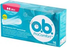 o.b. ProComfort Mini with Dynamic Fit tampóny 16 kusov