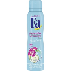 Fa Summertime Moments Cucumber Water - Freša Scent dezodorant sprej 150 ml