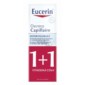 Eucerin DermoCapillaire hypertolerantní šampón pre citlivú pokožku 2 x 250 ml, duopack