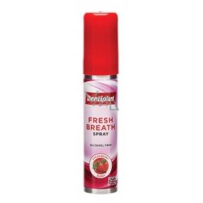 Dentiplus Strawberry ústny sprej bez alkoholu 25 ml