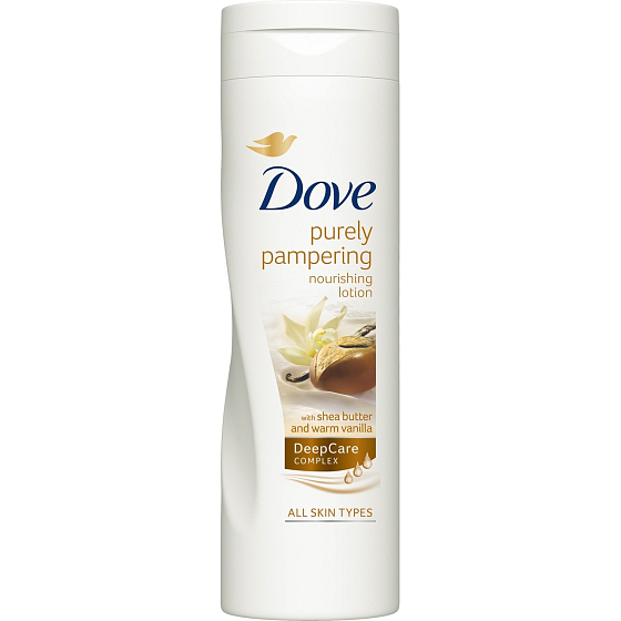 Dove Purely Pampering Bambucké maslo a vanilka telové mlieko pre všetky typy pleti 250 ml