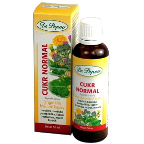Dr. Popov Cukor Normal originálne bylinné kvapky pre správnu hladinu cukru v krvi 50 ml Dr. Popov Cukor Normal originálne bylinné kvapky pre správnu hladinu cukru v krvi 50 ml