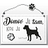 Nekupto Pets drevený nápis Jack Russell 155 x 98 x 5 mm