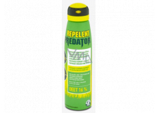 Predator Repelent DEET 16% repelentný sprej odpudzuje komáre a kliešte 150 ml