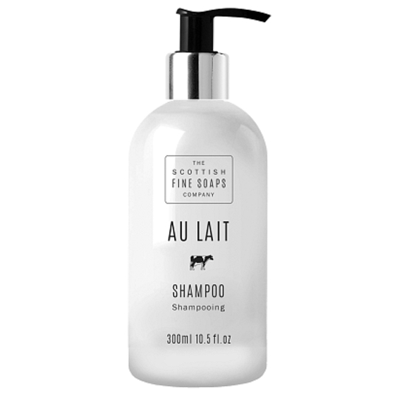 Scottish Fine Soaps Au Lait šampón na vlasy dávkovač 300 ml