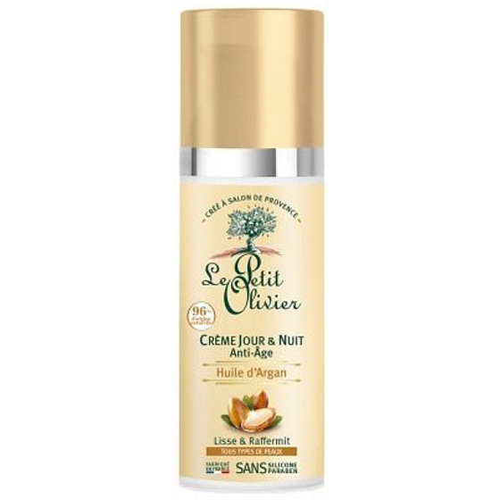 Le Petit Olivier Arganový olej Anti-Age denný a nočný krém 50 ml