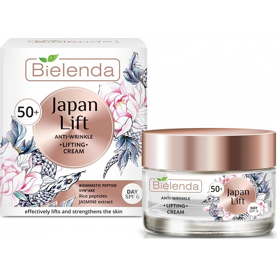 Bielenda Japan Lift 50+ liftingový pleťový krém proti vráskam SPF 6 50 ml