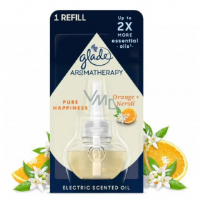 Glade Aromatherapy Electric Scented Oil Pure Happiness Orange + Neroli tekutá náplň do elektrického osviežovača vzduchu 20 ml