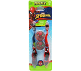 Zubná kefka Firefly Spiderman s uzáverom pre deti 2 kusy