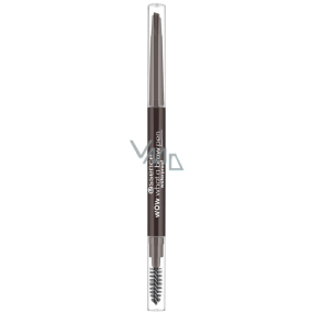 Essence Wow What a Brow Vodoodolná ceruzka na obočie s kefkou 04 Black-Brown 0,2 g