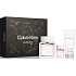 Calvin Klein Euphoria Men toaletná voda 100 ml + toaletná voda 15 ml miniatúra + balzam po holení 100 ml, darčeková sada pre mužov
