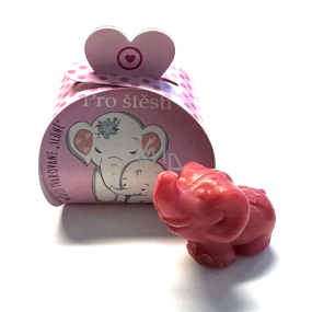 NeoCos For Happiness Slonie toaletné mydlo s vôňou ruže 25 g