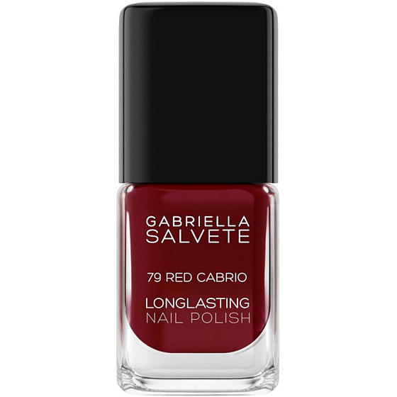 Gabriella Salvete Longlasting Enamel dlhotrvajúci vysoko lesklý lak na nechty 79 Red Cabrio 11 ml