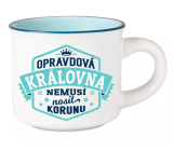 Hrnček na espresso Albi - Skutočná kráľovná nemusí nosiť korunku 45 ml