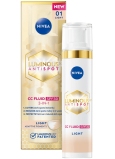Nivea Luminous630 pleťový krém 3v1 v svetlom odtieni 01 Light 40 ml