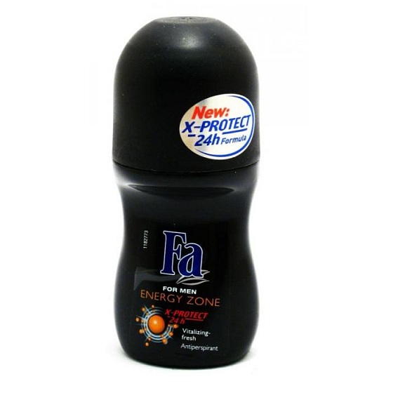 Fa Men 3D Energy Zone guličkový dezodorant roll-on pre mužov 50 ml