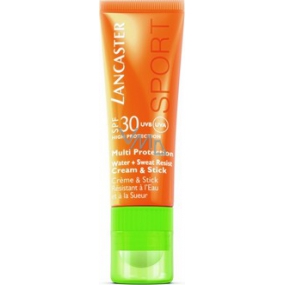 Lancaster Sun Care Sun Sport Multi Protection SPF30 Lipstick krém 20 ml + 1 g