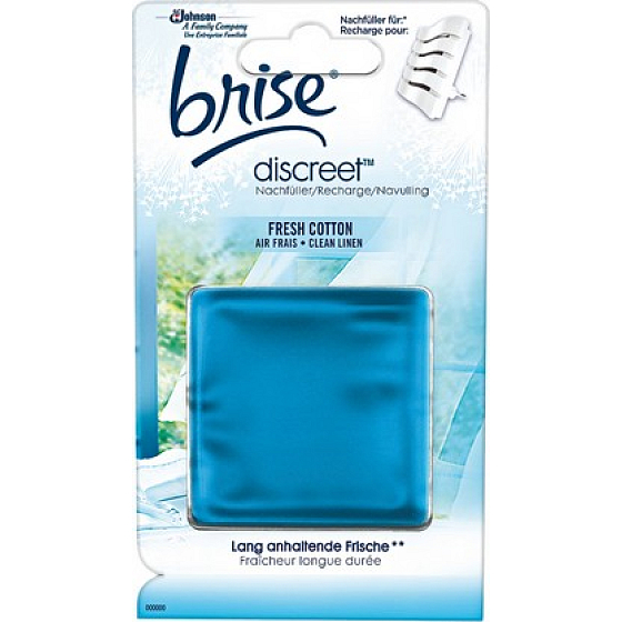 Brise Discreet Fresh Cotton náhradná náplň osviežovač vzduchu 12 g
