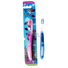 Abella Tap Tap Kids strednej zubná kefka rôzne farby pre deti 1 kus TK003