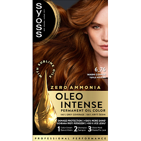 Syoss Oleo Intense dlhodobá olejová farba na vlasy, Teplý Medi 6-76, 50 ml