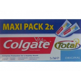 Colgate Total Original zubná pasta 2x75 ml, duopack