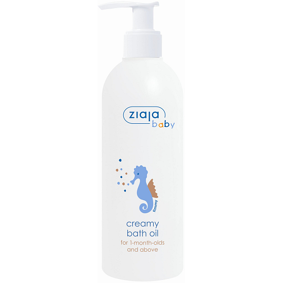 Ziaja Ziajka Baby krémový umývací olejček na seboroickú dermatitídu od 1. mesiace života 300 ml