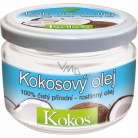 Bion Cosmetics Kokos 100% prírodný čistý kokosový olej na telo i pleť pre suchú až atopickú pokožku 220 ml