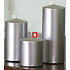 Lima Metal Serie sviečka strieborná valec 80 x 100 mm 1 kus