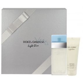 Dolce & Gabbana Light Blue toaletná voda pre ženy 50 ml + telový krém 100 ml, darčeková sada