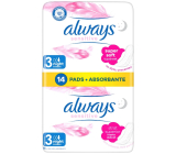 Always Sensitive Ultra Night Duo hygienické vložky s krídelkami 14 kusov