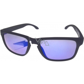 Dudes & dudettes Slnečné okuliare pre deti čierne modrá skla JK4420
