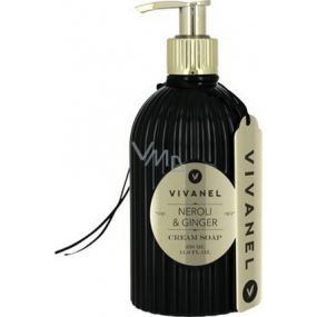 Vivian Gray Vivanel Prestige Neroli & Ginger luxusné tekuté mydlo s dávkovačom 350 ml