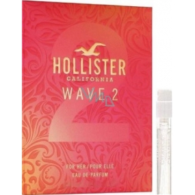 Hollister Wave 2 for Her toaletná voda 2 ml s rozprašovačom, vialka