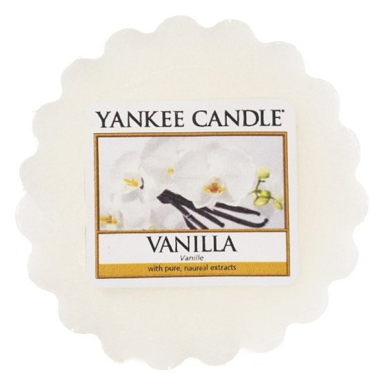 Yankee Candle Vanilla - Vanilka vonný vosk do aromalampy 22 g