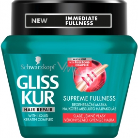 Gliss Kur Supreme Fullness regeneračná maska pre slabé a jemné vlasy 300 ml