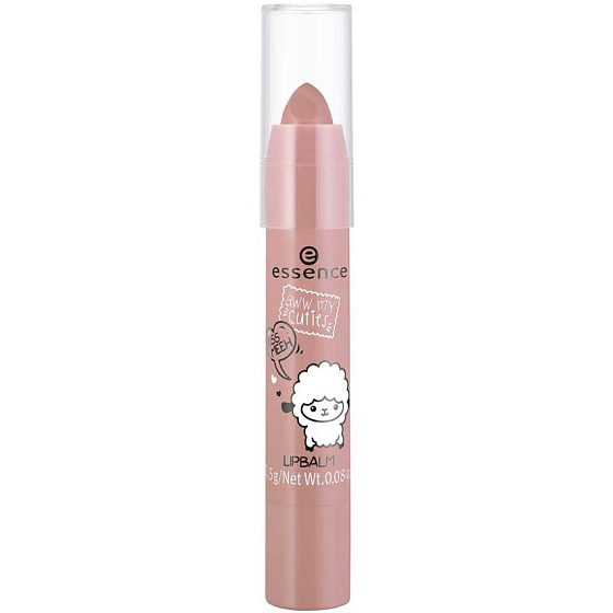 Essence Aww My Cuties Kiss Meeh balzam na pery 01 Baaarly Kissed 2,5 g