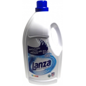 Lanza Fresh & Clean Biela gél tekutý prací prostriedok na biele prádlo 90 dávok 4,5 l