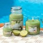 Yankee Candle Vanilla Lime - Vanilka s limetkou vonná sviečka Classic stredné sklo 411 g