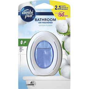 Ambi Pur osviežovač vzduchu do koupelne Merlion Cotton Flower, 75 ml