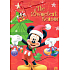 Ditipo Darčeková papierová taška 26,4 x 12 x 32,4 cm Disney Mickey Mouse drží ozdoby