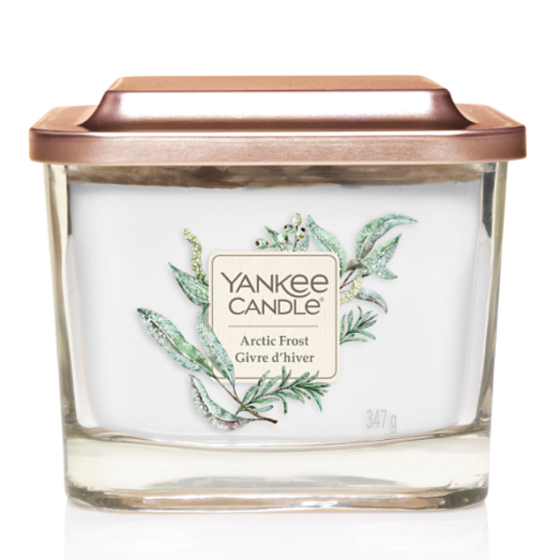 Yankee Candle Arctic Frost - Arktický mráz sójová vonná sviečka Elevation strednej sklo 3 knôty 347 g